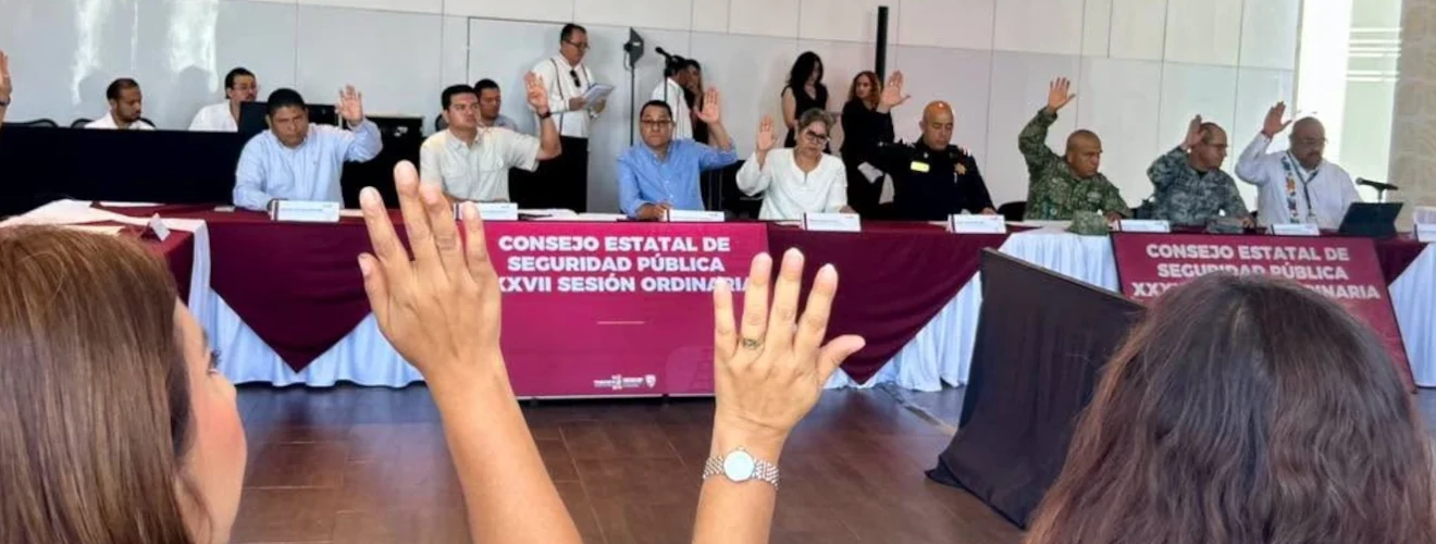 La presidenta asistió como invitada a la 37ª Sesión Ordinaria del Consejo Estatal de Seguridad Pública