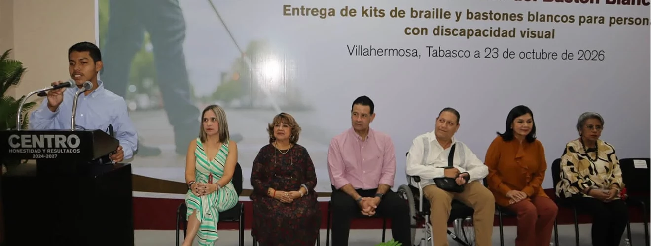 Asistencia como invitada a la conmemoración del “Día del Bastón Blanco”