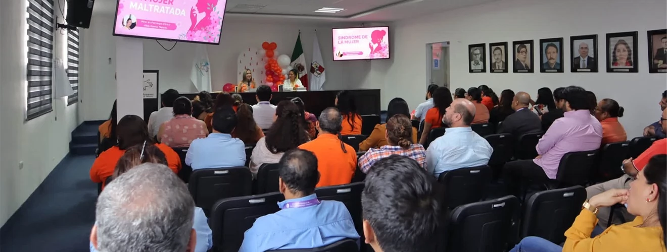 En el marco del 25 de cada mes, Día Naranja - Conversatorio “Síndrome de la Mujer Maltratada”